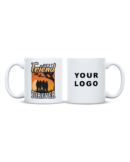 Best Friend Forever sublimation mug- White